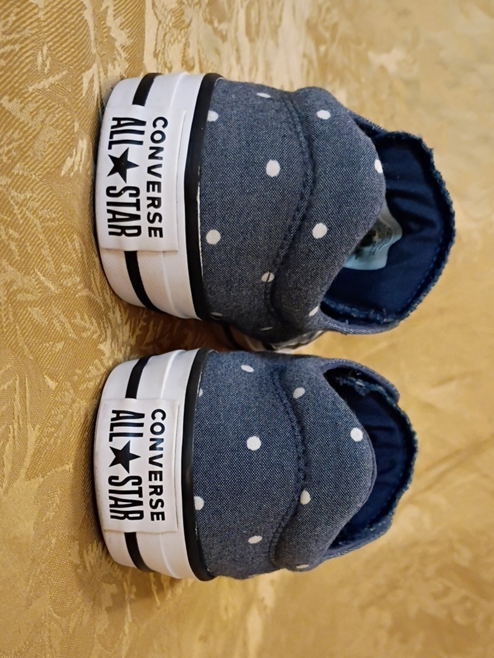 Converse Chuck Taylor All Star Polka Dot - Navy Women's 8.0 Men's 6.0 - Picture 6 of 10